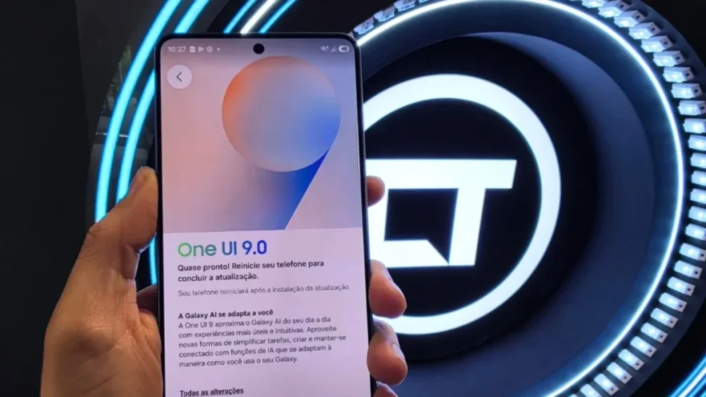 Samsung Galaxy flagship running One UI 9 showing native AI Network Guard per-app internet controls
