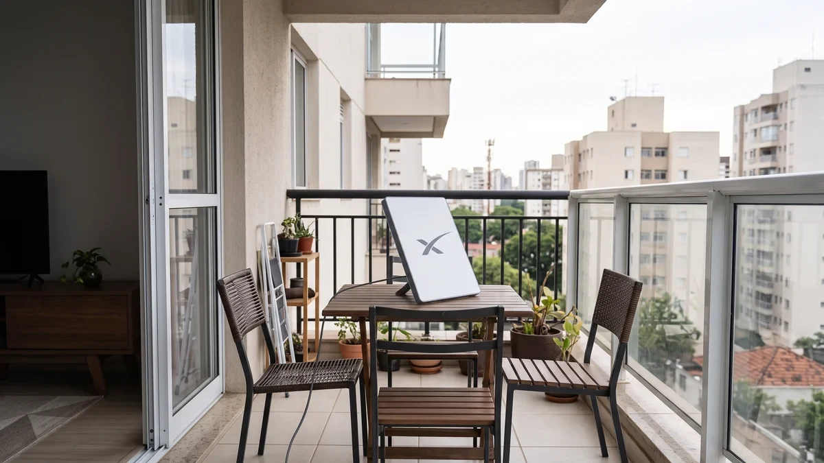 Does Starlink Mini Work in an Apartment? Real-World Balcony Signal, Wi-Fi Range & Fiber Cost Breakdown
